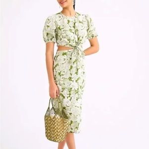 J.Crew Cutout dress in Liberty® Linear floral fabric Sz. 6 🌿🌷